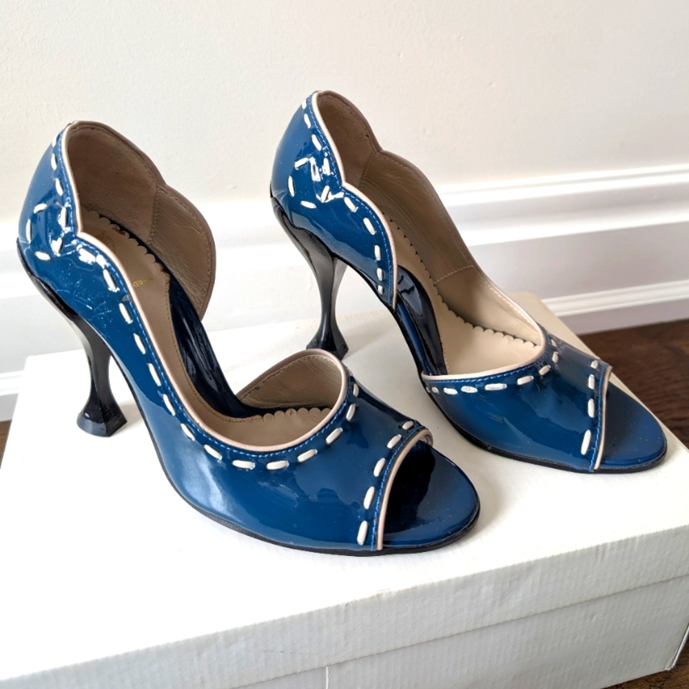 John Fluevog Leather Heels - Sz US6